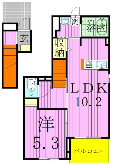 プラムヒルズⅡ 間取り