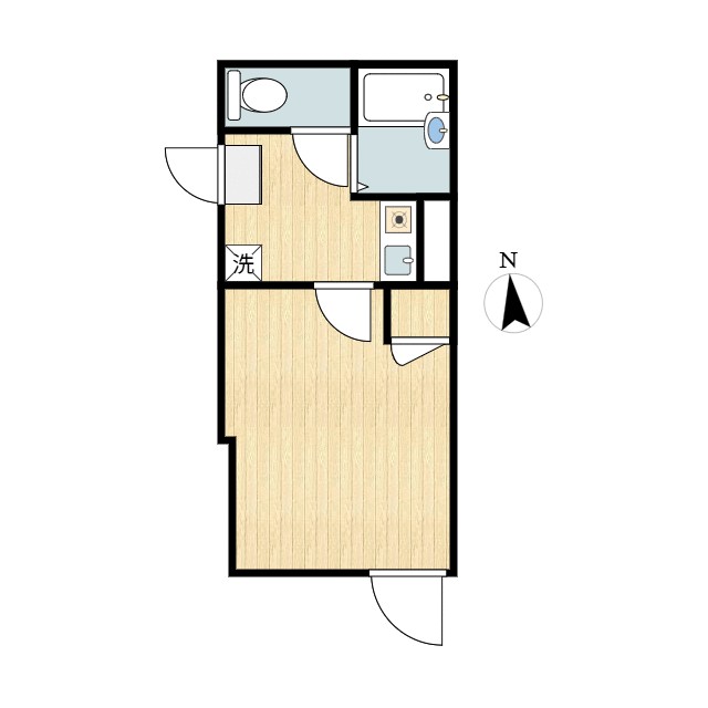 ラフィネ竹の塚 間取り図