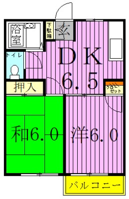 エリールⅠ 間取り図