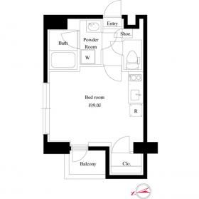 アズールコート町屋パサージュ 間取り図