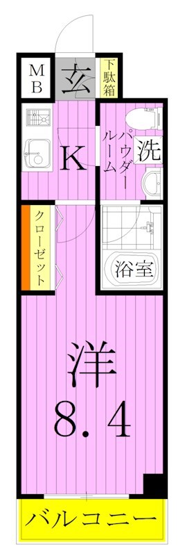 メディフィス千住大橋駅前 間取り図