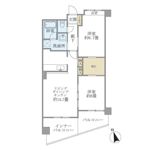カスタリア 間取り図