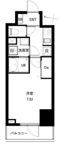 アーバンパーク扇大橋 間取り図