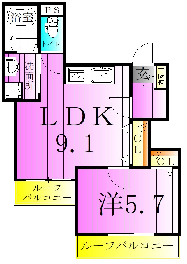 The Machiya Court(ザマチヤコート) 間取り図