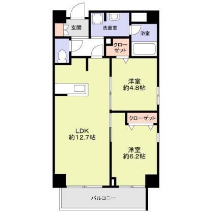 マーシスマルル 間取り図