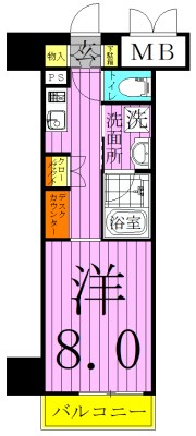 ベルシード綾瀬駅前  間取り図