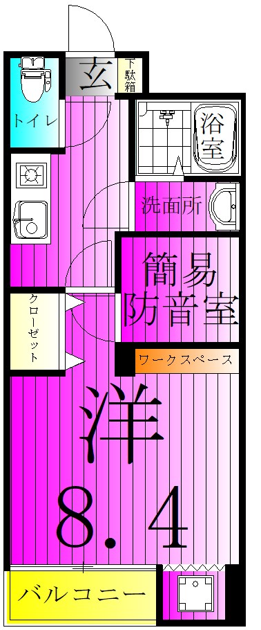 ＳＫビル拾四番館 間取り