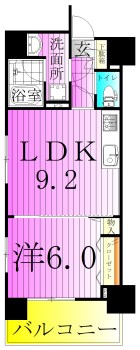 パテラスクエア金町 間取り図
