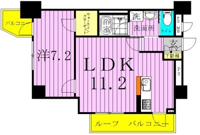 ソルパシオ亀有 間取り図
