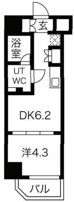 マテリア千住大橋 間取り図