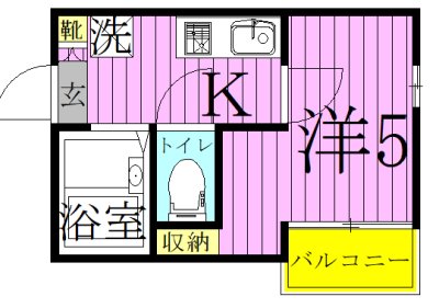 フォレノワール 間取り図