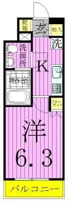 リヴシティ綾瀬ＷＥＳＴ 間取り図