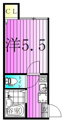 エスポワール綾瀬壱番館 間取り図
