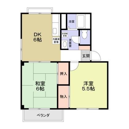 ピアガーデン 303号室 間取り