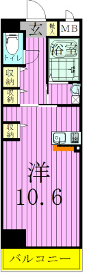 ミニヨンマリアージュ 302号室 間取り