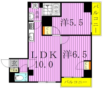イストワールジュネス 間取り図