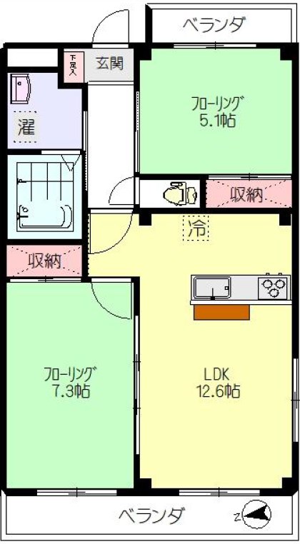 Gran Eveil（グラン・エベイユ) 間取り図