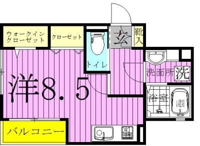 iruminar（イルミナル） 305号室 間取り