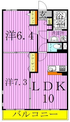 ポンドール 間取り図