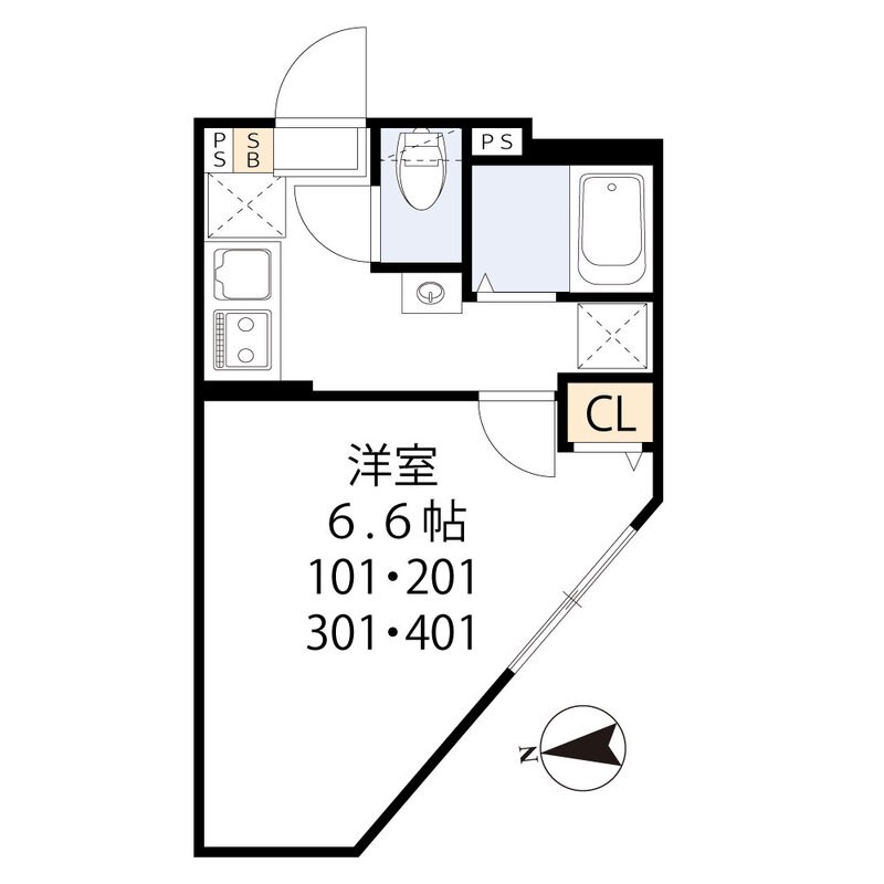 TIGRE ADACHISHIMANE 間取り図