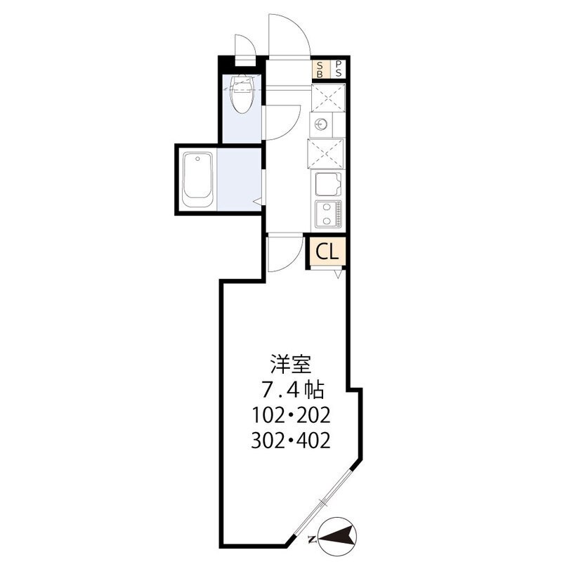 TIGRE ADACHISHIMANE 間取り図