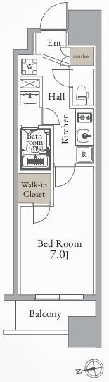 グランカーサ町屋 間取り図