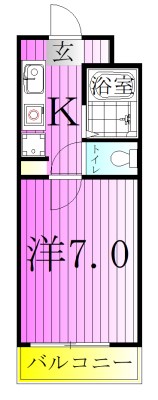 ベルメゾンエス 間取り図
