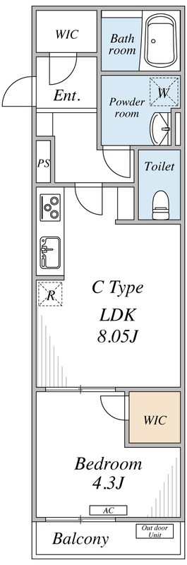 リブリ・三ノ輪 間取り図