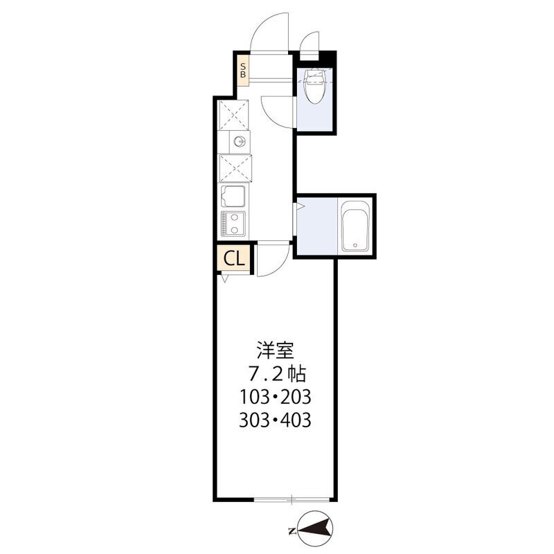TIGRE ADACHISHIMANE 間取り図