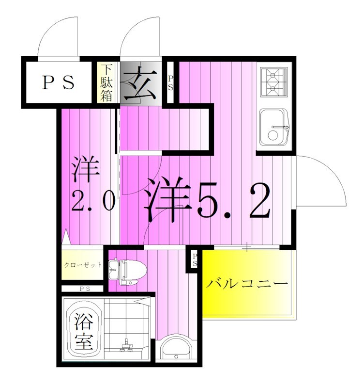 AZEST金町 間取り図