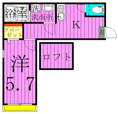 キチーム綾瀬 間取り図