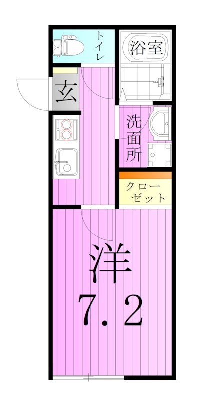 ピークヴィレ青井 間取り図