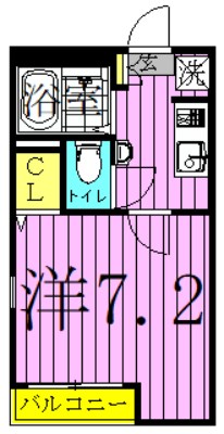 グランクオール五反野 間取り図