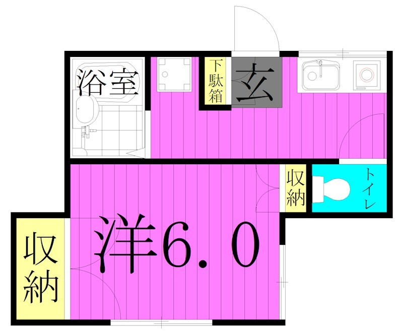 コーポ・カネマツ 間取り図