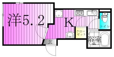 グランクオール日ノ出町  間取り図