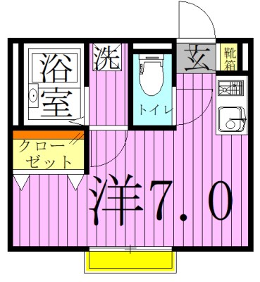 セルカ谷在家 間取り図