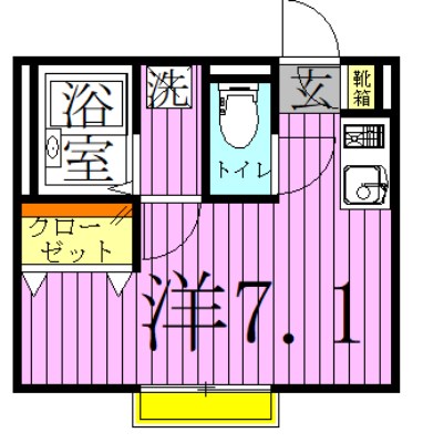 セルカ谷在家 間取り図
