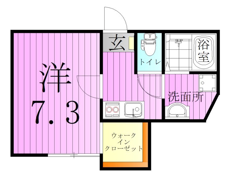 ピークヴィレ青井 間取り図