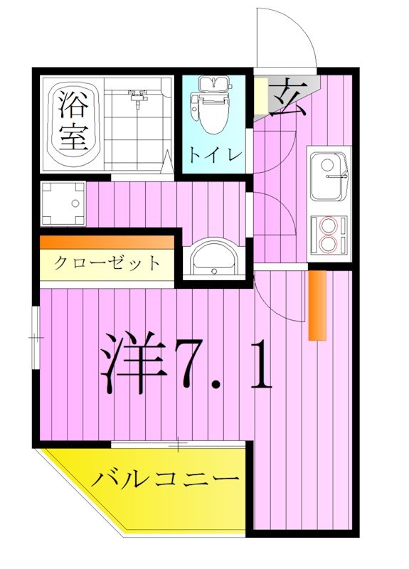 ピークヴィレ青井 間取り図