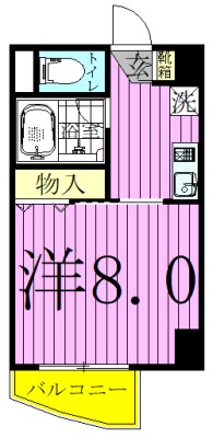 エトワール竹の塚 間取り図