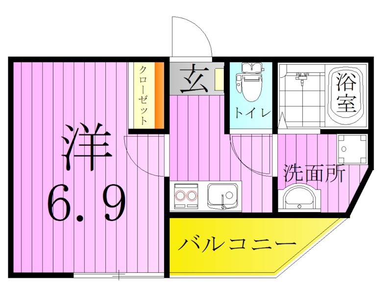 ピークヴィレ青井 間取り図