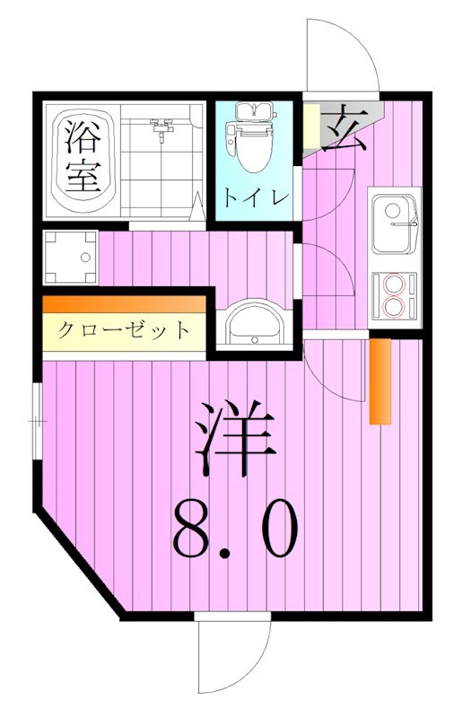 ピークヴィレ青井 間取り図