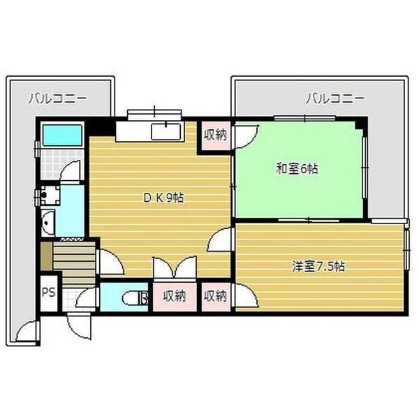 MAXIMAパークハイツ 間取り図