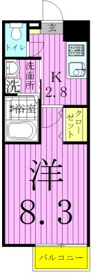 サンハイム 間取り図
