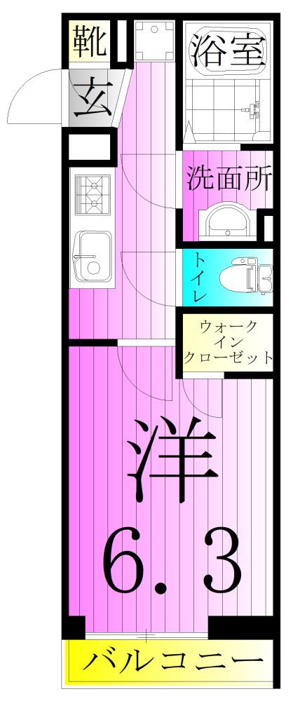 リブリ・北綾瀬 間取り図