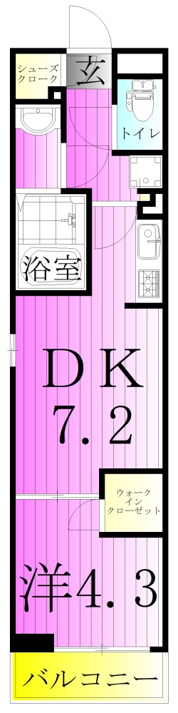 リブリ・北綾瀬 間取り図