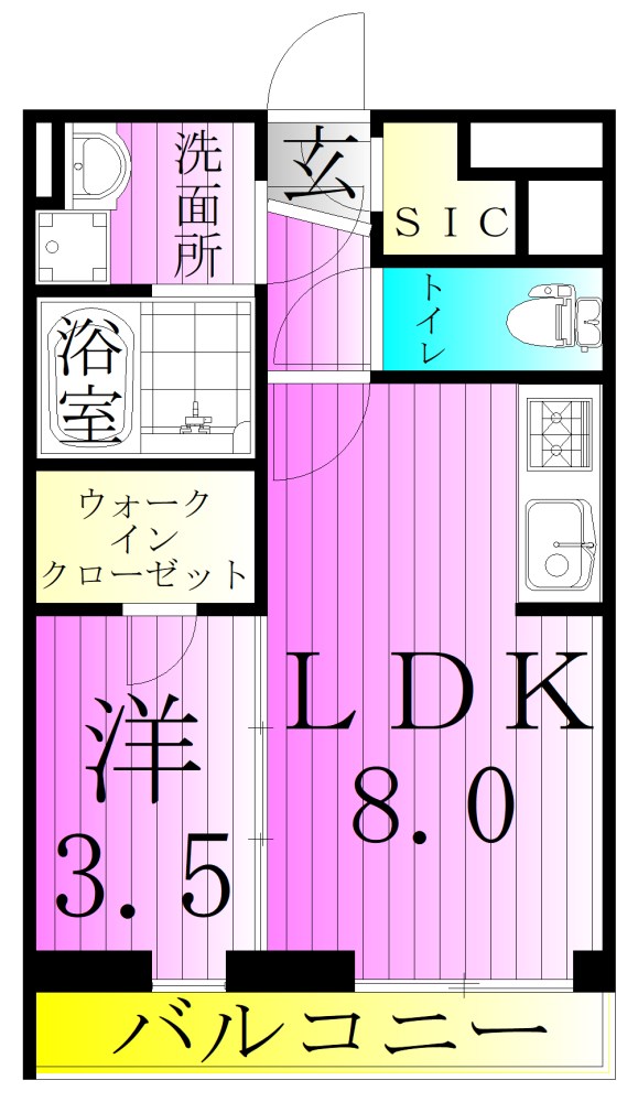 リブリ・北綾瀬 間取り図