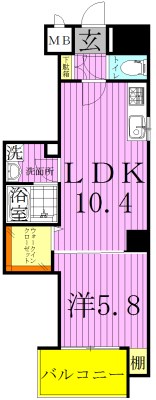 東京Ｈｉｇｈｔｏｗｅｒ 間取り図