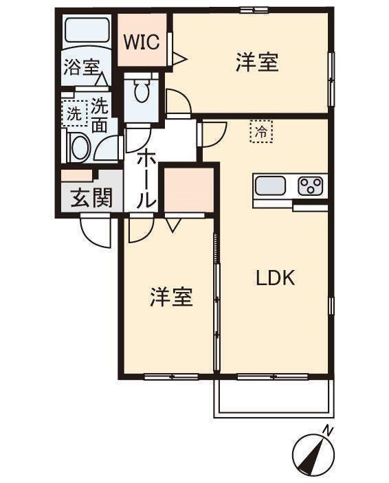 シティハイムフジⅡ 間取り