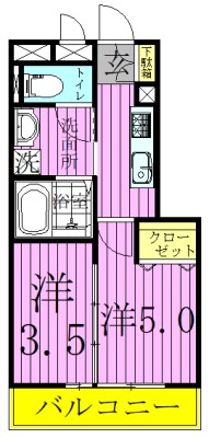 カンピエーレ 間取り図